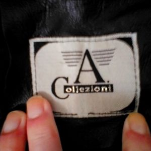 Black leather jacket (Colezion)